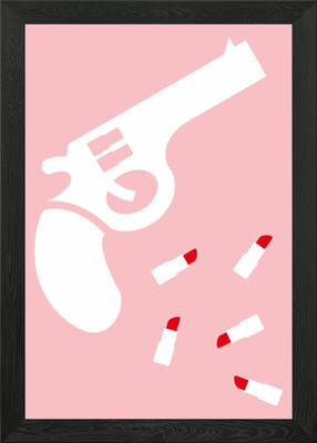 Girl Power Gerahmtes Wandbild Poster Leinwanddruck Bild
