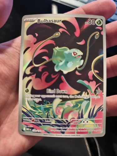 Pokémon TCG Bulbasaur Card 133/132 IR Mega Evolutions Near Mint Condition