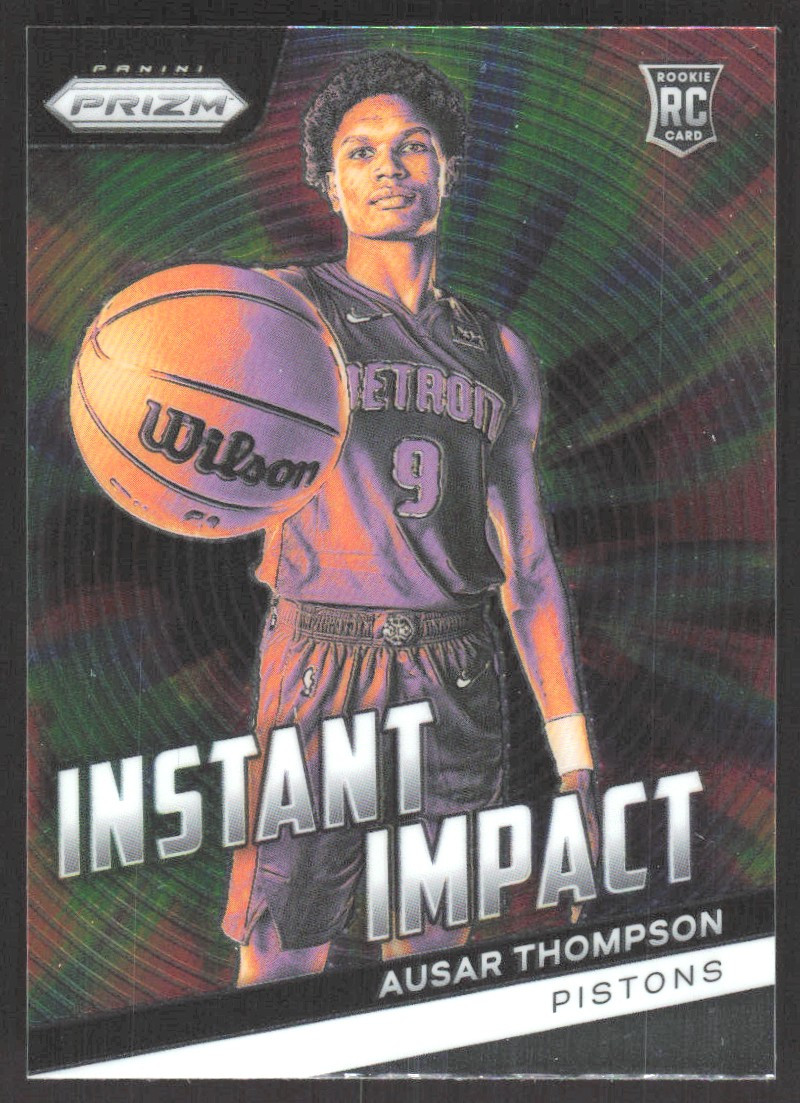 Panini Prizm Instant Impact Ausar Thompson Rookie Detroit Pistons #2
