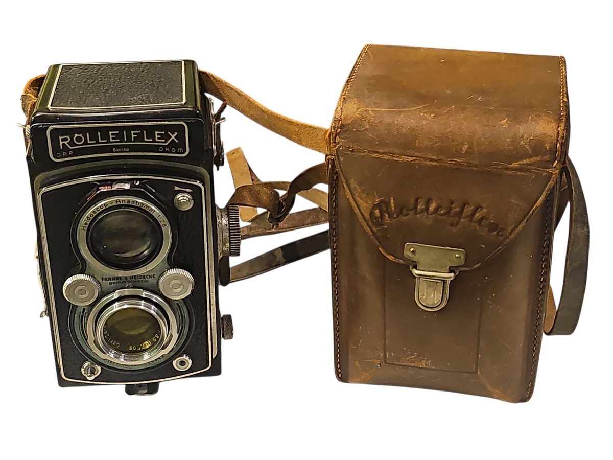 Vintage Rolleiflex DRP DRGM Franke Heidecke Compur Rapid Camera W