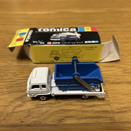 Tomica Condor Lift Arm Truck Mini Car White Blue Box Included, Used | eBay