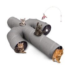 Ownpets Cat Tunnel Sturdy Oxford Fabric Cat Tunnel Toy, Cactus ... FAST USA SHIP