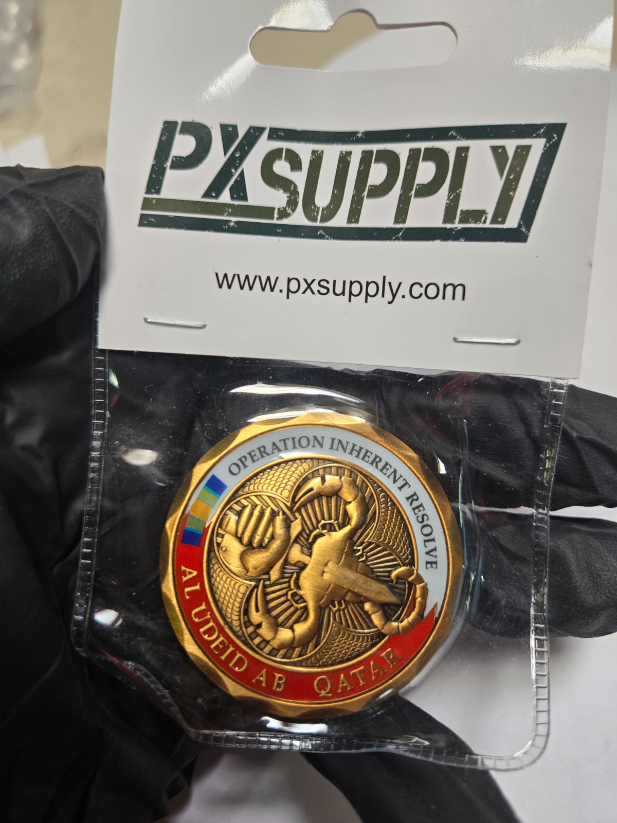 Operation Inherent Resolve OIR Al Udeid AB Qatar Combined Joint Challenge Coin