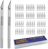 Mlife PräZisionsmesser Set 60 Ersatzklingen Skalpell Schnitzmesser Diy