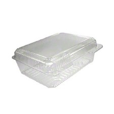 Inline Plastics SLP80 10.5 x 8.56 x 3.62 PETE Utility Container | 300 per Case