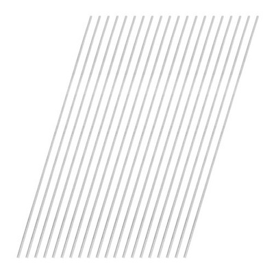 20Pcs Round Steel Rods 0.9mm x 100mm SKD11 Steel Solid Lathe Bar Stock Tool