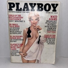 Play Boy Magazine October 1981 Vintage 80s Fa...