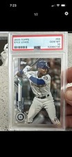 2020 Topps Kyle Lewis #64 Rookie Card RC PSA 10 GEM MINT - Seattle Mariners ROY. rookie card picture