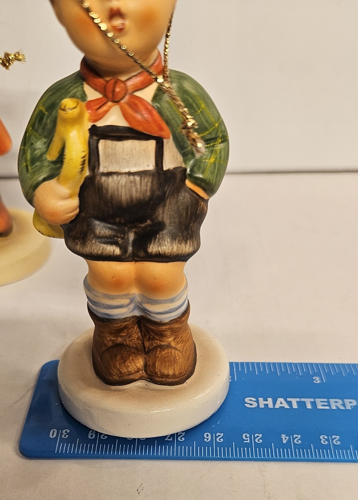 Set OF 2 Schmid Reproduction Ornaments Designed by Berta Hummel 1985 Girl Boy