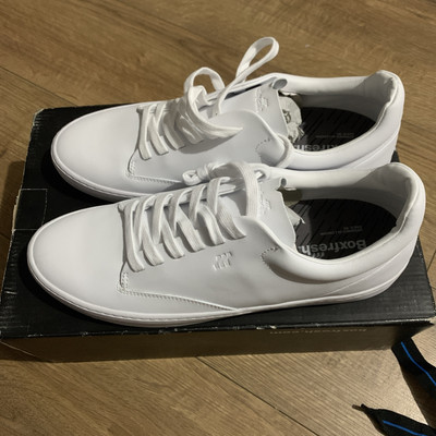 Boxfresh ESB Leather Mens Trainers White Size UK