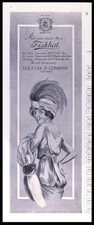 1912 FISKHAT Women's Edwardian Hats Chicago Fashion Vtg PRINT AD