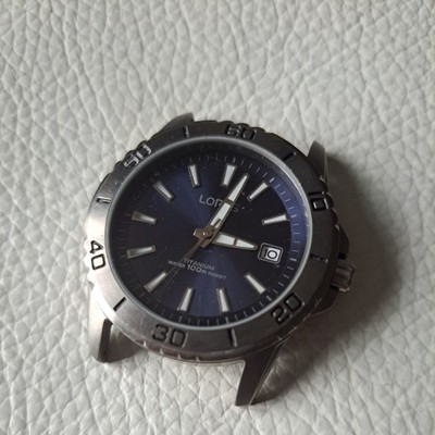  Lorus Sports NAVY TITANIUM CASE LUMINOUS HANDS  NEW BATTERY MARCH 2026 