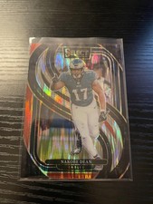2024 Panini Select #185 Nakobe Dean Black & Red Prizm Shock