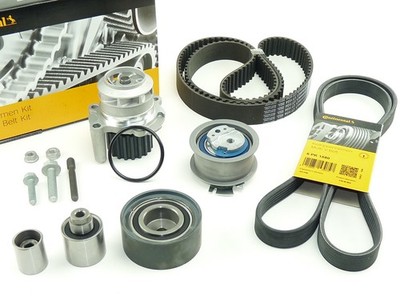 CONTI Zahnriemen Satz Keil.riemen +Wasserpumpe SEAT AUDI 2.0 TDI I 88-100-105 KW