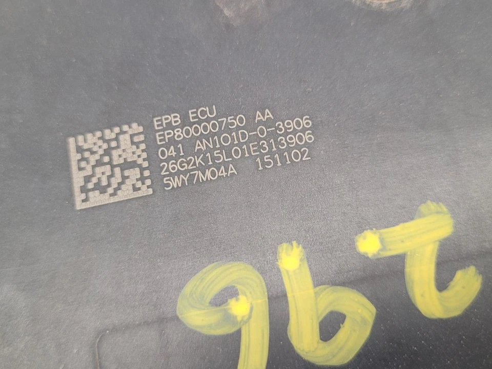 2014 2015 2016 2017 CHEVROLET CAPRICE SS Chassis ECM Parking Brake  Foto 3 de 4