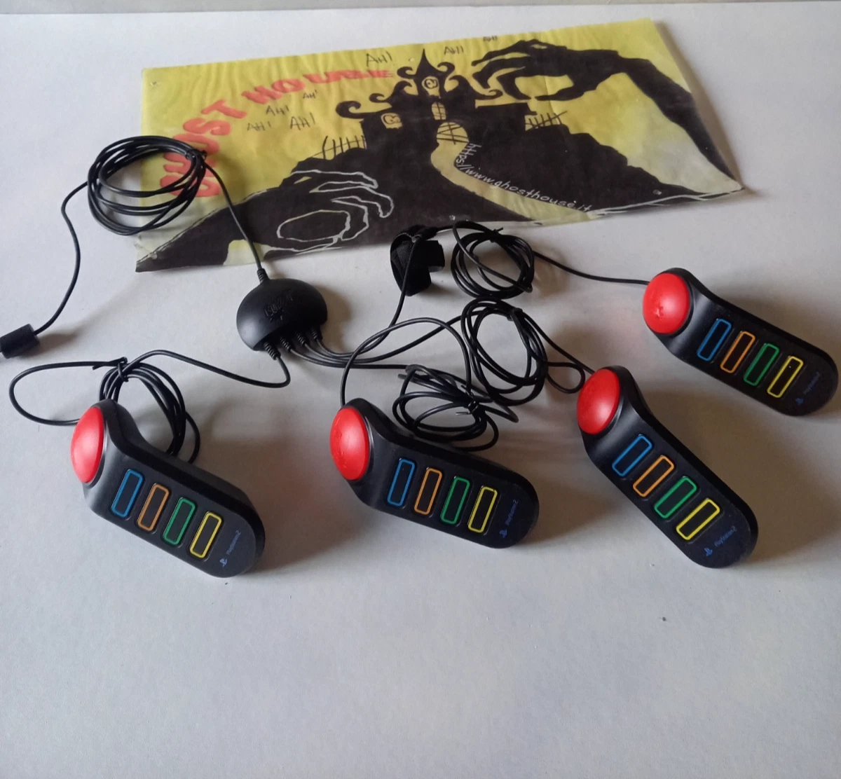 Buzz! Spiele und Buzzer Controller zur Auswahl für PlayStation 2 / PS2