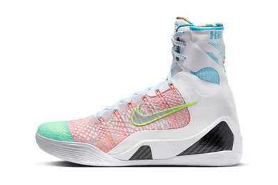 Men's 9  Nike Kobe IX 9 Elite High Protro FZ7335-101 What The White Mamba Bryant