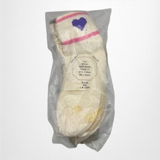 Vintage 1980s R.O.M Misses Sport Socks 3 Pair Pack Cotton Nylon Retro Style 9-11