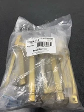 Franklin Brass P40823K-117-C Asymmetric Brushed Brass Pull, 3-3/4 in, 10 Pack