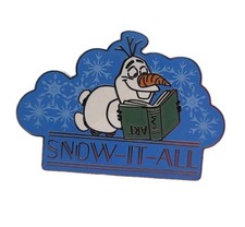 Disney Pin 2019 Parks Collection Frozen Snowman Olaf Snow-It-All Trade #137652