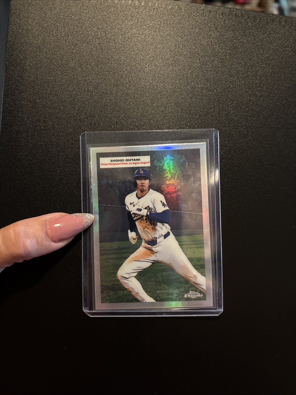 2025 Topps Chrome Platinum Shohei Ohtani - Koufax 1955 Topps Doubleheader 55DH-1