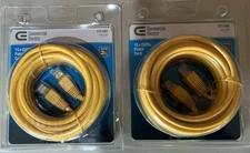 2x CE 15 ft CAT5e Patch Cord UTP Ethernet Cable 100MHz Yellow 575698