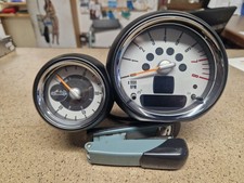 2010 BMW MINI COOPER S CONVERTAIBLE DASH CLOCKS - FREE POST