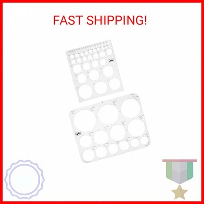 Mr. Pen Circle Templates - Large & Small Sizes, Circle Stencil & Ruler for Draft