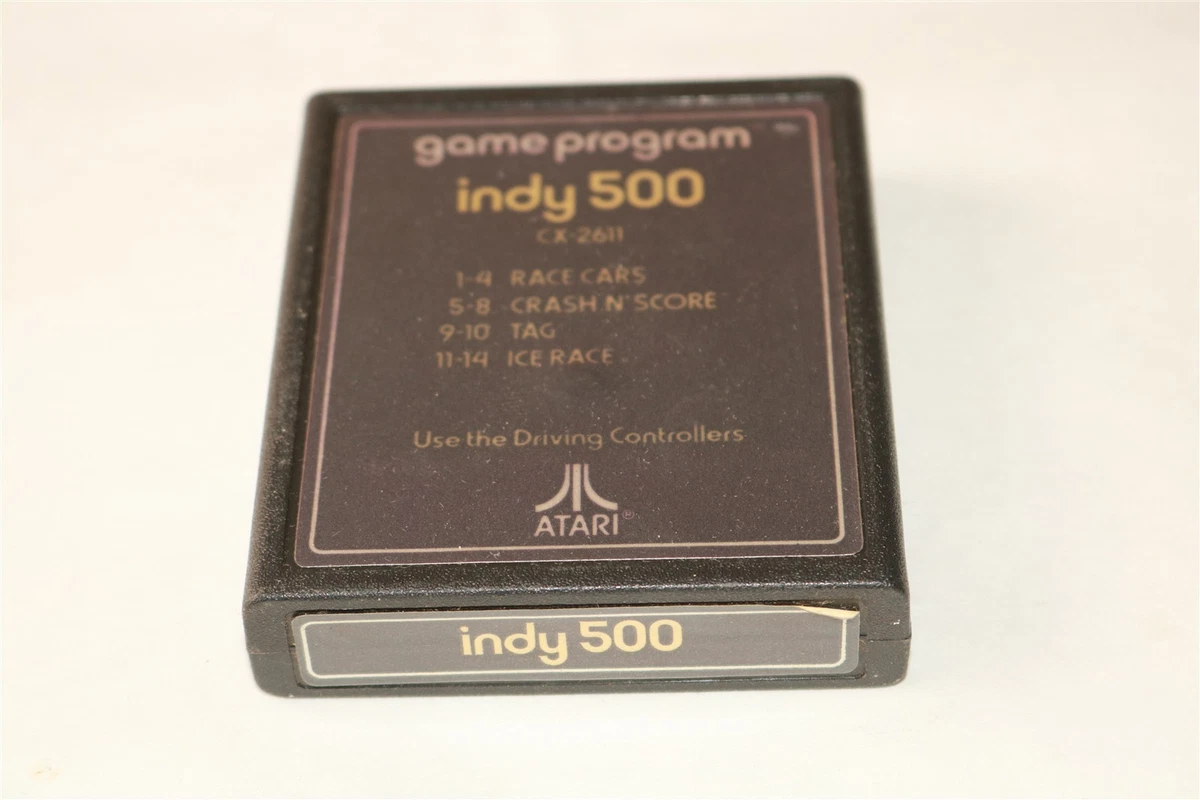 Jeu Atari 2600 Indy 500 – Gran Track – Complet Et En Bon état – Jeu De Course