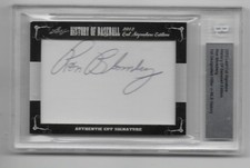 2012 Leaf History of Baseball Cut Signature Edition Ron Blomberg Auto