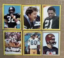 1982 Topps Football Stickers Star Lot Of 6!