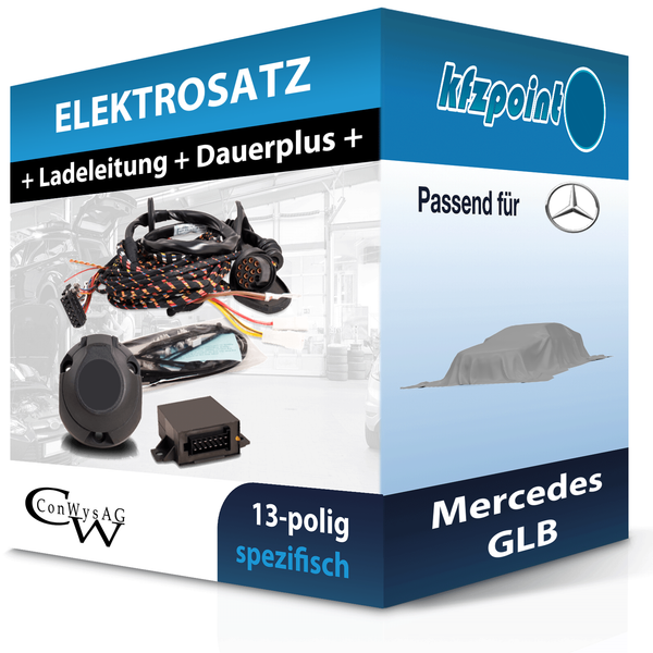 für Mercedes GLB 01.2026-Jetzt Conwys E-Satz 13Polig Fahrzeugspezifisch NEU-image