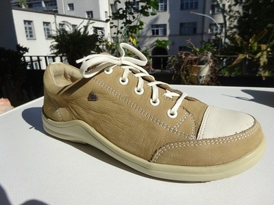 FINN COMFORT SOHO Fashionline Damen Schuhe Leder Beige Germany Gr.38 f.Neuw