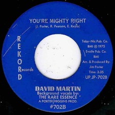 NORTHERN SOUL - DAVID MARTIN - YOU'RE MIGHTY RIGHT - REKORD