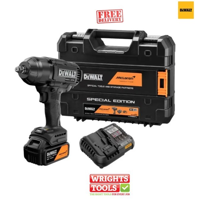Dewalt X Mclaren F1 Special Edition Xr Brushless Impact Wrench Kit (1X 5Ah) 18V Dcf99mp1t 5054905332990 - Image 3