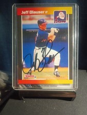 1989 Donruss Jeff Blauser AUTO
