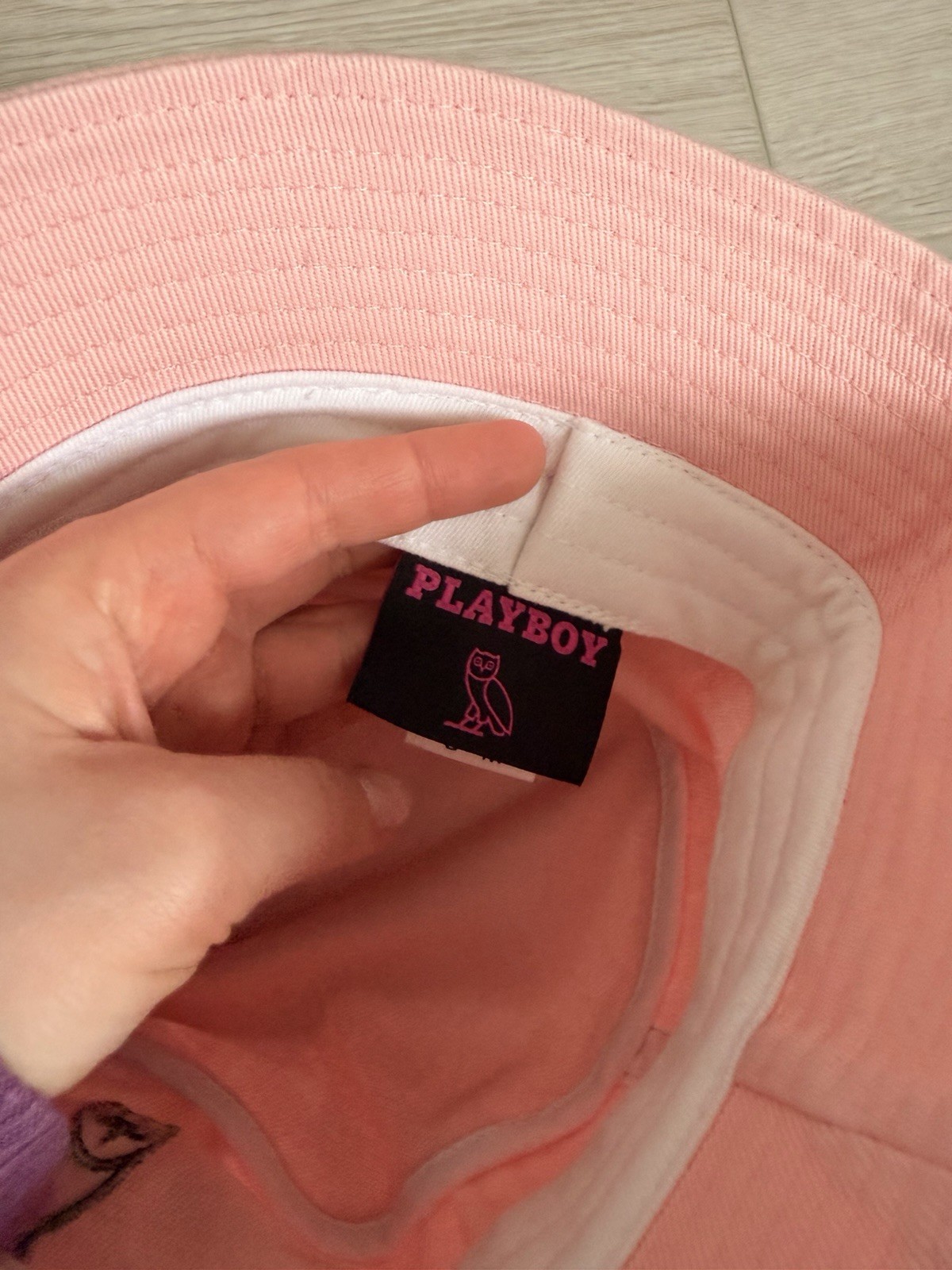 Unisex OVO x Playboy Pink Bucket Hat - Size Small - Medium - Never Worn image 2