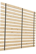 Vertical Full Double Bed Slats  Size with Closely Spaced Boards - for a Mattress