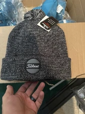 New Titleist Golf Previous Season Boardwalk Pom Pom Heather Black