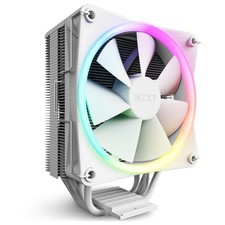 NZXT T120 RGB CPU Air Cooler Low Noise RC-TR120-W1 AMD Intel Copper Pipes White