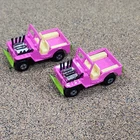 Vintage Matchbox Superfast No 2 Pink Jeep Hot Rod Lot Of 2