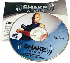 Shake Weight For Men Pro Rapid Results Upper Body Sculpting (DVD) Disc Only