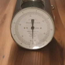 James Biddle Tachometer Gauge No. 501132 - Swiss Made w/ Accessories & Case 