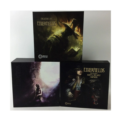 Etherfields Board Game Core Box + Harpy & She-Wolf + Creatures of Etherfields