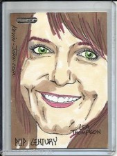 Lea Thompson 2010 Razor Pop Century Artist Sketch Card #1/1 by Kevin John