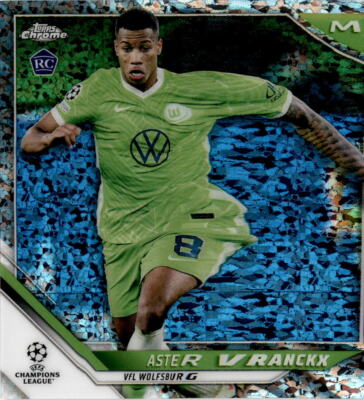 2021 Topps Chrome #192 Aster Vranckx /275 VfL Wolfsburg | eBay