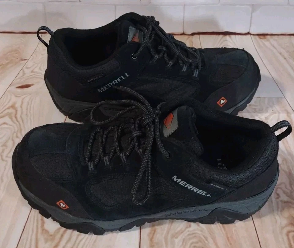 Merrell 男式 Moab Onset 防水鞋头工作鞋,防滑 9 码 — 第 3/4 张图片