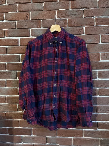 Our Legacy, Rare Vintage Our Legacy Tartan Button Up Shirt Shirting M Red