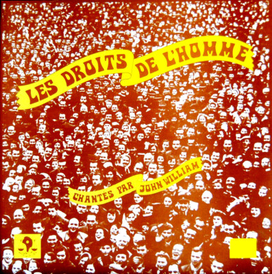 JOHN WILLIAM - ''Les Rights de l'Homme'' - Melodie Production 1507-30 - Maxi 45 t