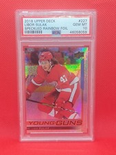 2018-19 Upper Deck Young Guns Speckled Rainbow Foil Libor Sulak PSA 10 Rookie RC